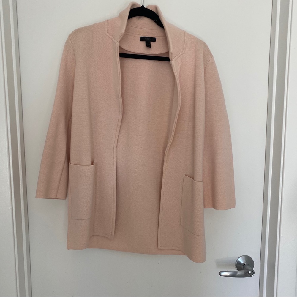 JCrew Sophie open front sweater blazer